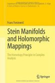 STEIN MANIFOLDS AND HOLOMORPHIC MAPPINGS - THE HOMOTOPY PRIN