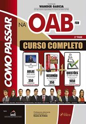 BOX OAB / FGV ( LIVRO + CURSO + QUESTÃO )