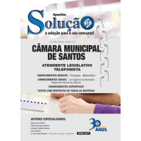 APOSTILA CÂMARA MUNICIPAL DE SANTOS - ATENDENTE LEGISLATIVO