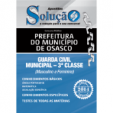 APOSTILA PREFEITURA DE OSASCO - GUARDA CIVIL MUNICIPAL - 3ª