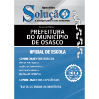 APOSTILA PREFEITURA DE OSASCO - OFICIAL DE ESCOLA