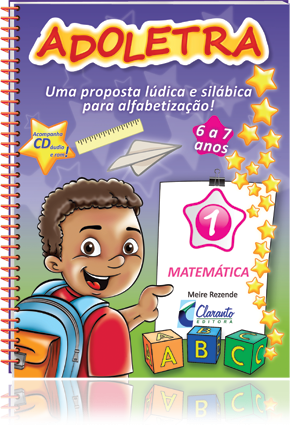 COLEÇÃO ADOLETRA - 6 A 7 ANOS - 6 VOLUMES - COM CD-ROM -