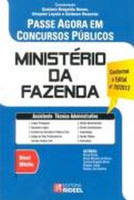 PASSE AGORA EM CONCURSOS PÚBLICOS - MINISTÉRIO DA FAZENDA -