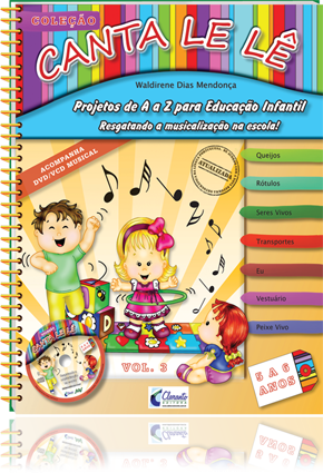 COLEÇÃO CANTA LE LÊ - 5 A 6 ANOS - 4 VOLS - C/ CD - 32 MURAI