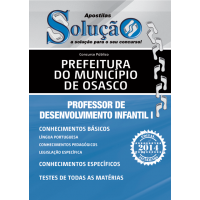 APOSTILA PREFEITURA DE OSASCO - PROFESSOR DE DESENVOLVIMENTO