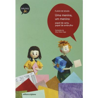 UMA MENINA, UM MENINO - PAPEL DE CARTA, PAPEL DE EMBRULHO -