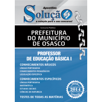 APOSTILA PREFEITURA MUNICIPAL DE OSASCO - PROFESSOR DE EDUCA